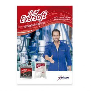 Folheto New Eversoft Desengraxante Creme Oleak