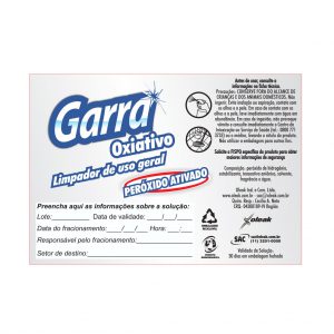 Etiqueta Garra Oxiativo