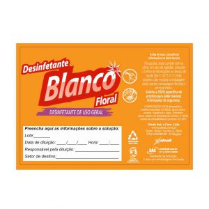 Etiqueta Blanco Floral