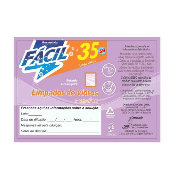 Etiqueta Fácil 35