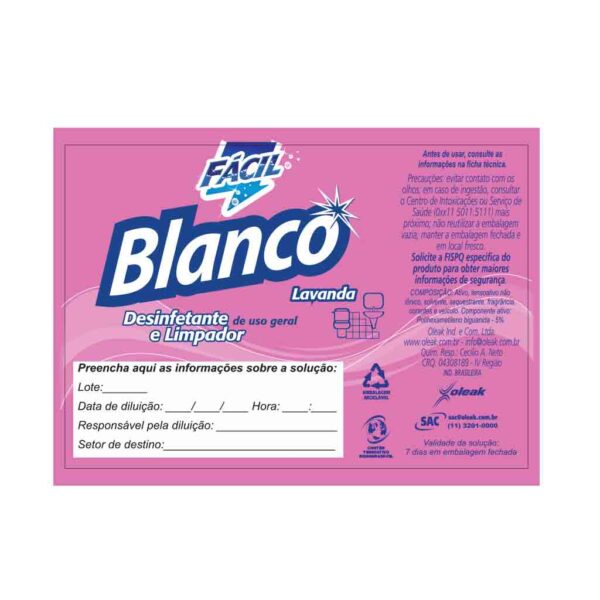 Etiqueta Fácil Blanco