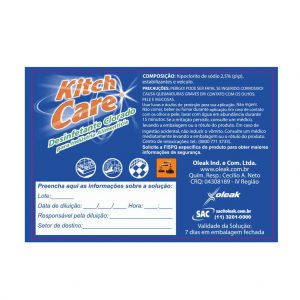Etiqueta Kitch Care Clorado