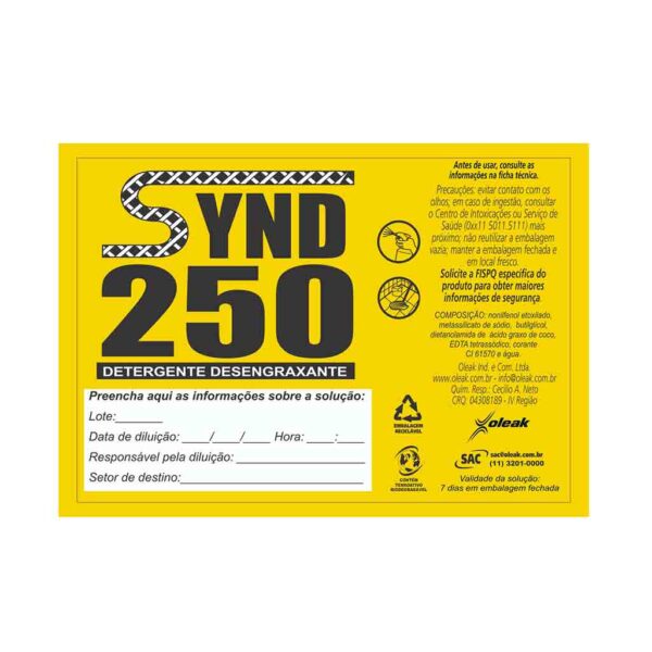 Etiqueta Synd 250