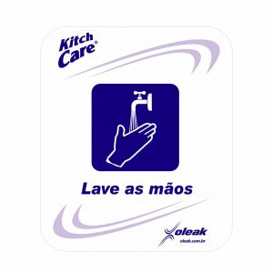 Adesivo KC Lave as Mãos