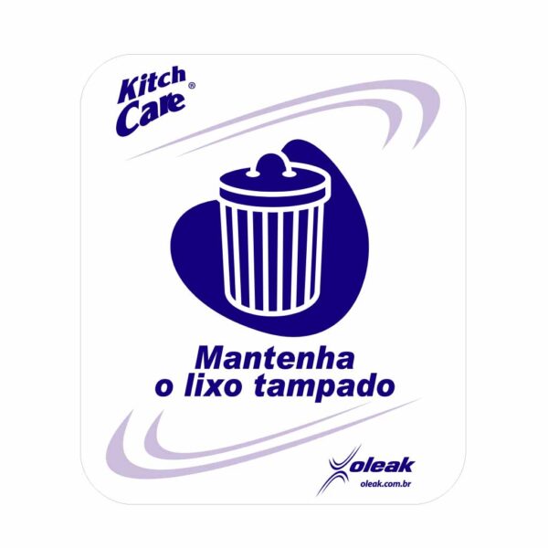Lixo tampado Kitch Care