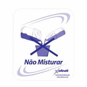 Etiqueta não misturar
