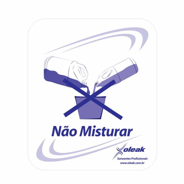 Etiqueta não misturar